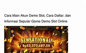 Cara Main Slot Demo Tanpa Daftar