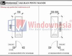 Ukuran Pintu Lipat Kamar Mandi